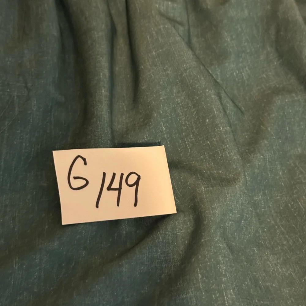 G-149 Men’s Bluewater Beach Green Elastic Waist Lined Summer Swim Shorts Size XL